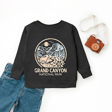 Grand Canyon National Park Two-Toned Circle - Youth Graphic Sweatshirt