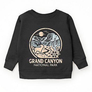 Grand Canyon National Park Two-Toned Circle - Youth Graphic Sweatshirt