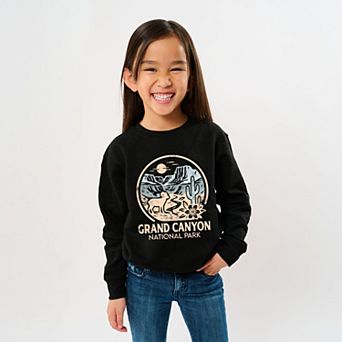 Grand Canyon National Park Two-Toned Circle - Youth Graphic Sweatshirt