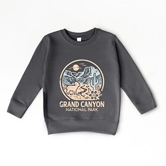 Grand Canyon National Park Two-Toned Circle - Youth Graphic Sweatshirt
