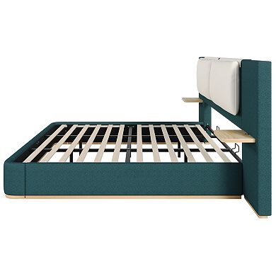 Malinta Modern Panel Platform Bed with Anti-Collision Rounded Corners by Christopher Knight Home