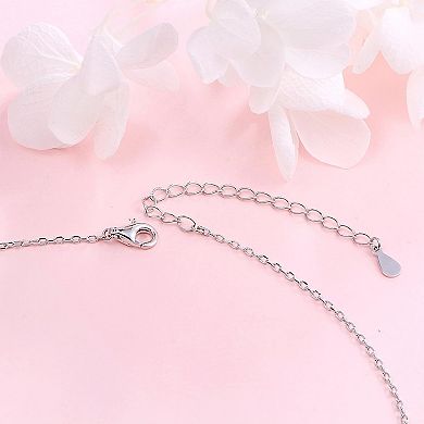 ZUQIETA 925 Sterling Silver Infinity Heart Cross Pendant Necklace, Christian Gift