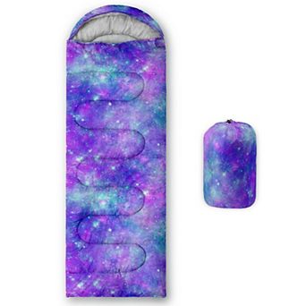 3-Season Lightweight Waterproof Adult Camping Sleeping Bag: Microfiber, Compact, & Versatile