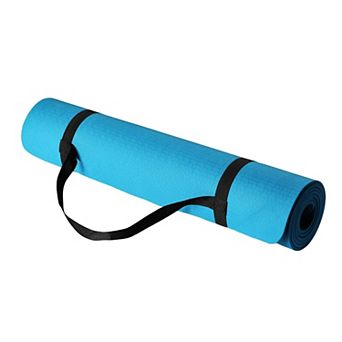 1/4 Inch Thick TPE Yoga Mat with Carrying Strap Non-Slip Exercise Mat