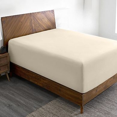 Queen Fitted Sheet - Extra Deep Pocket Fitted Sheet - Premium 1800 Microfiber (11" to 22" Pocket)