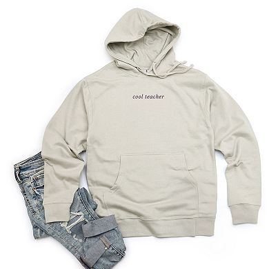 Embroidered Cool Teacher - Women's Graphic Hoodie