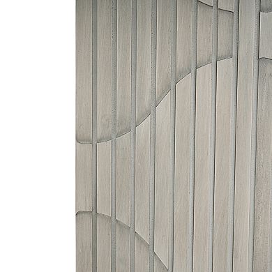 Contemporary Sideboard with Wavy Door Panels and Adjustable Shelving by Christopher Knight Home