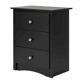 3-Drawer Nightstand with Modern Design and Spacious Storage
