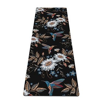 TPE Yoga Mat 6mm Extra Thick Non-Slip 72"x24" with Carrying Bag for Pilates Floor Workout