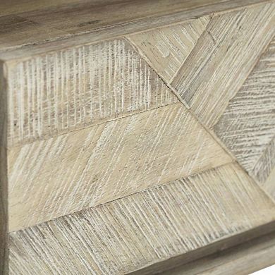 Acacia Wood Nightstand with 1 Drawer for Bedroom Storage