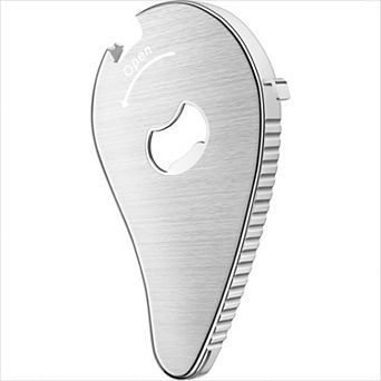 Easy Twist Jar Opener for Weak Hands with Pull Tab Opener