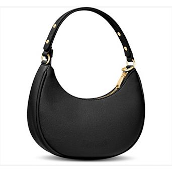 Crescent Bag with RFID Protection and Anti Theft Clip for Safety