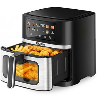 OSTBA 8.5-qt Air Fryer with Visible Window, 1700W Digital Touchscreen, 8 Presets