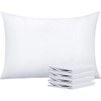 Queen Pillowcase Set - 4 Pack Brushed Microfiber 20x30 Pillowcases - Soft, Wrinkle-Free,20x30 Inches