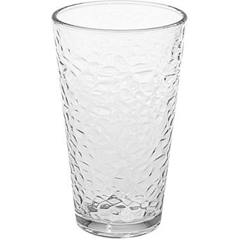 Glass Cups Set of 10 Dishwasher Safe with Heavy Base for Cocktails