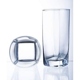 Drinking Glasses Set of 16 Includes Highball and Old Fashioned