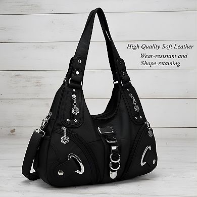 Hobo Satchel Handbag Large Daily Shoulder Bag for Everyday Use