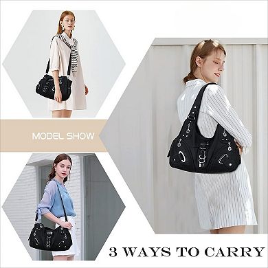 Hobo Satchel Handbag Large Daily Shoulder Bag for Everyday Use
