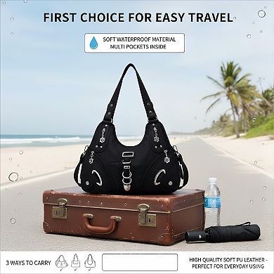Hobo Satchel Handbag Large Daily Shoulder Bag for Everyday Use
