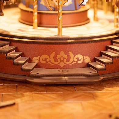 DIY 3D Music Gear Puzzle - Classic Carousel 265 pieces