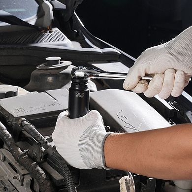 130-Piece Impact Socket Set with SAE and Metric Sockets and Toolbox