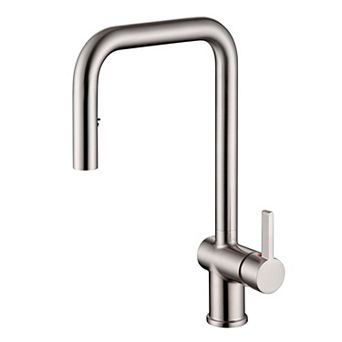 SUMERAIN Pull-Down Kitchen Sink Faucet with 360° Swivel Spout, Mininalist Contemporary, Lead-Free