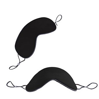 Dual-Sided Cooling and Warm Sleep Eye Mask with Adjustable Strap Lightweight Light Blocking Design