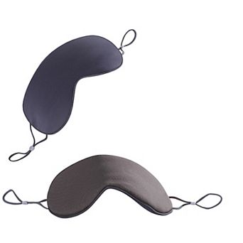 Dual-Sided Cooling and Warm Sleep Eye Mask with Adjustable Strap Lightweight Light Blocking Design