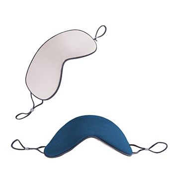 Dual-Sided Cooling and Warm Sleep Eye Mask with Adjustable Strap Lightweight Light Blocking Design