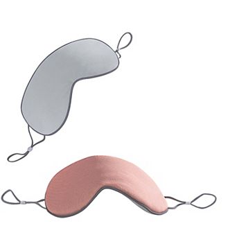 Dual-Sided Cooling and Warm Sleep Eye Mask with Adjustable Strap Lightweight Light Blocking Design