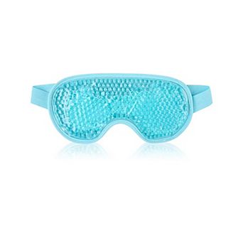 Reusable Gel Bead Eye Mask Hot and Cold Compress with PVC Exterior Adjustable Strap Design