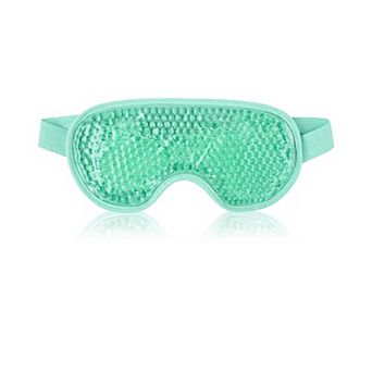 Reusable Gel Bead Eye Mask Hot and Cold Compress with PVC Exterior Adjustable Strap Design