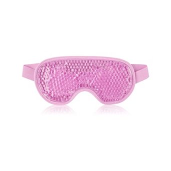 Reusable Gel Bead Eye Mask Hot and Cold Compress with PVC Exterior Adjustable Strap Design
