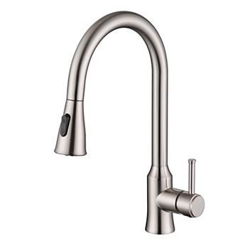 SUMERAIN Pull-Down Kitchen Mixer Tap with 360° Swivel Spout, Lead-Free, Dual Water Outlet Modes