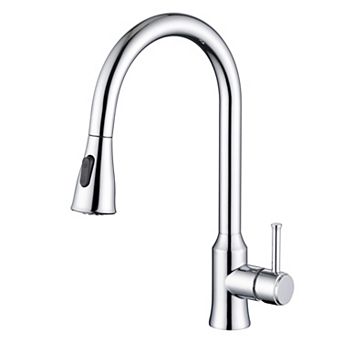 SUMERAIN Pull-Down Kitchen Mixer Tap with 360° Swivel Spout, Lead-Free, Dual Water Outlet Modes