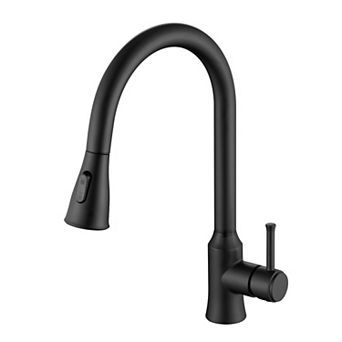 SUMERAIN Pull-Down Kitchen Mixer Tap with 360° Swivel Spout, Lead-Free, Dual Water Outlet Modes
