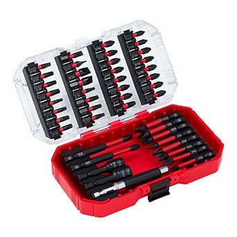 45 pc Screwdriver Bit Set with Magnetic Holder and Compact Storage Case