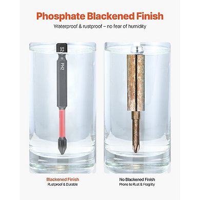 45-Piece Screwdriver Bit Set with Magnetic Holder and Compact Storage Case