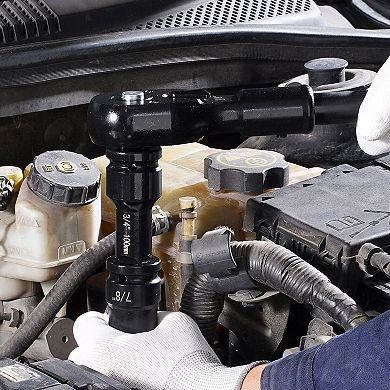 Drive Impact Socket Set with Ratchet for Trucks, RVs, and Heavy Vehicles