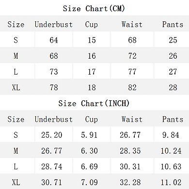 Women's Geometric Print Bandeau Bikini Set Two Piece Swimsuit