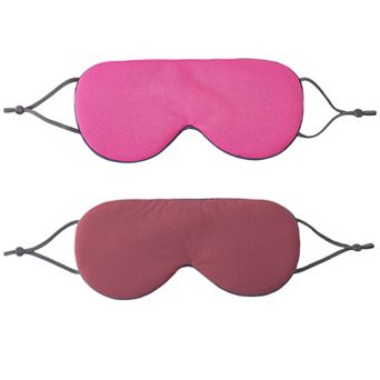 Dual-Sided Cooling and Warm Sleep Eye Mask with Adjustable Strap and Light Blocking Design