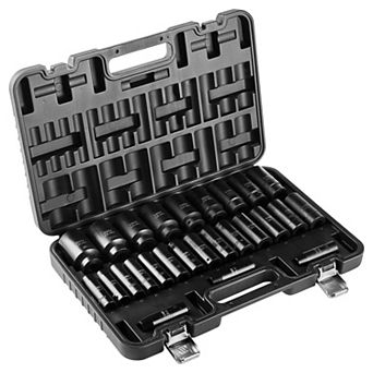 Drive Metric Impact Socket Set 26 pc for Automotive and DIY Projects