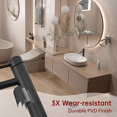 SUMERAIN Single-Handle Bathroom Sink Faucet, Modern Design, Lead-Free, 283mm