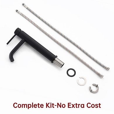 SUMERAIN Single-Handle Bathroom Sink Faucet, Modern Design, Lead-Free, 283mm