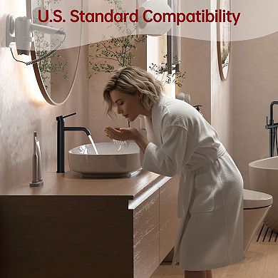 SUMERAIN Single-Handle Bathroom Sink Faucet, Modern Design, Lead-Free, 283mm