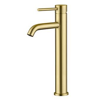 SUMERAIN Single-Handle Bathroom Sink Faucet, Modern Design, Lead-Free, 283mm