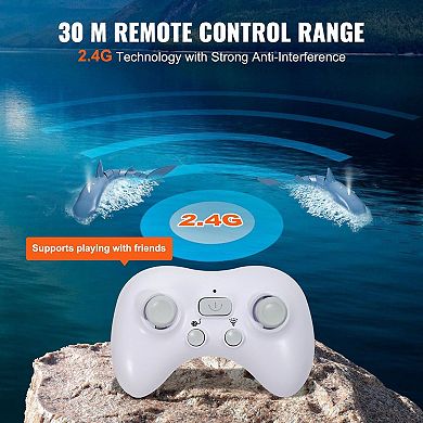 Remote Control Shark Toy for Water Play, Dual Batteries, Pool and Lake Use