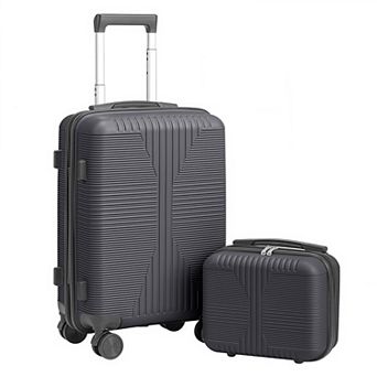 Two Piece PP Hardside Luggage Set with Combination Lock