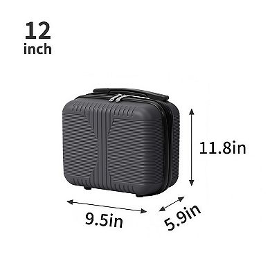 Two Piece PP Hardside Luggage Set with Combination Lock