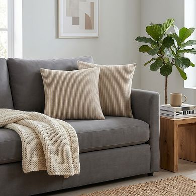 Decorative Throw Pillows Set of 2 with Insert Hypoallergenic Polyester